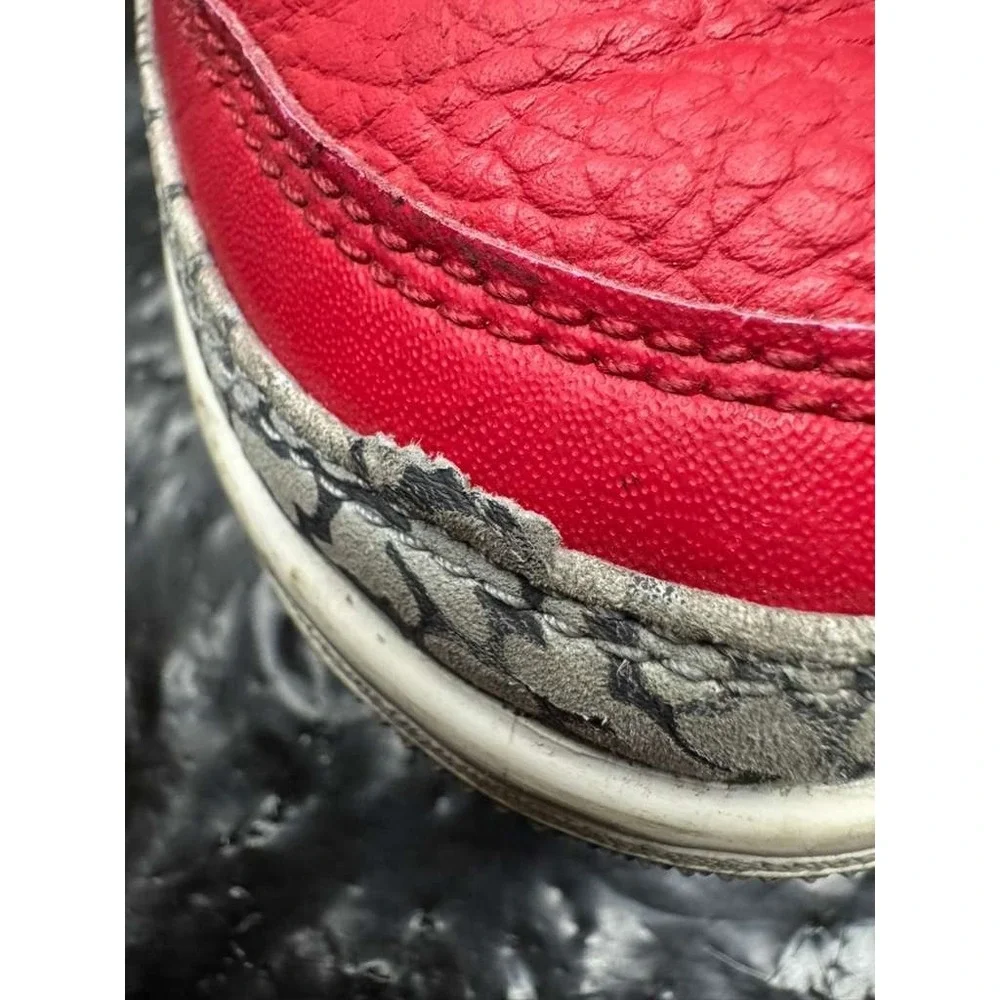 Air Jordan‎ 3 Retro SE Unite Lace-Up Sneakers Fire Red CK5692-600 Mens Size 11.5